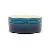 Scruffs Ombre Pet Food Bowl Blue 19cm