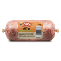 DIBO Turkey Mix Chubb Raw Dog Food 454g