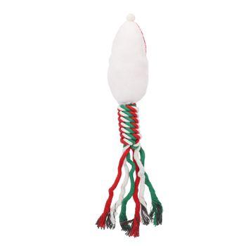 Rufus & Rosie Christmas Plush Rope Dog Toy Assorted