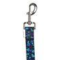Doodlebone Bold Padded Dog Lead Electric Party 15mm