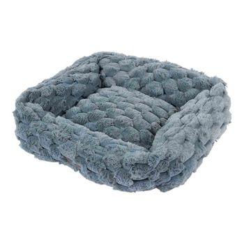 World of Pet Textured Square Pet Bed Small