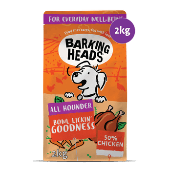 Barking Heads All Hounder Bowl Lickin Goodness Chicken Dry Dog Food, 2kg