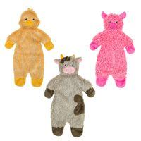 Ancol Cuddle Farmyard Floppets Plush Dog Toy