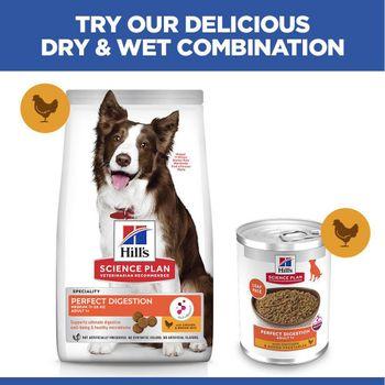Hill's Science Plan Perfect Digestion Medium Adult 1+ Dry Dog Food with Chicken & Brown Rice 2.5kg