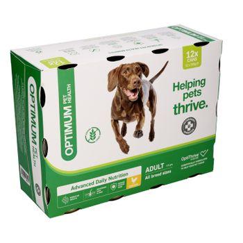 Optimum Pet Health Adult Dog Food Multipack Cans, 12x395g
