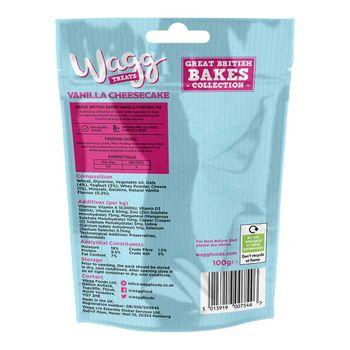 Wagg Great British Bakes Collection Vanilla Cheesecake Dog Treats 100g