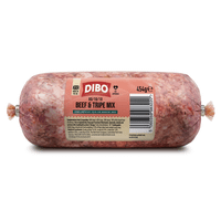 DIBO Beef & Tripe Mix Chubb Raw Dog Food 454g