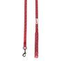 Doodlebone Bold Padded Dog Lead Ruby Leopard 15mm