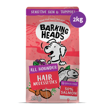 Barking Heads All Hounder Hair Necessities Salmon Dry Dog Food, 2kg