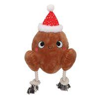 Smart Choice Squeaky Crinkle Plush Turkey Dog Toy