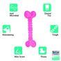 Rosewood Biosafe Pink Puppy Bone Dog Toy