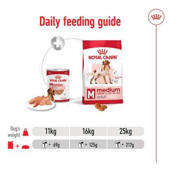 Royal Canin Medium Adult Wet Dog Food Cans In Loaf 410g