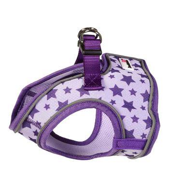 Doodlebone Violet Star Snappy Dog Harness, XS