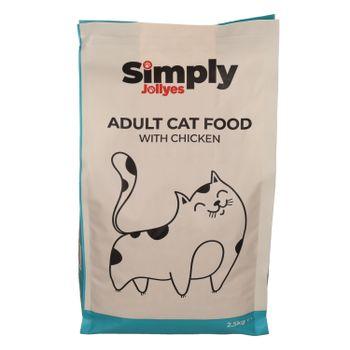 Simply Jollyes Dry Cat Food with Chicken 2.5kg