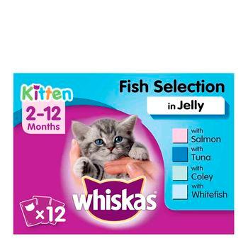 Whiskas Pouch in Jelly Kitten Fish Selection