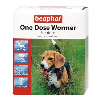 Beaphar One Dose Wormer for Medium Dogs Dog Wormers