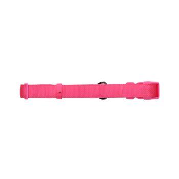 Rufus & Rosie Padded Dog Collar, Large, Pink