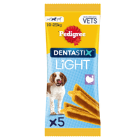 Pedigree DentaStix Light Daily Dental Chews For Medium Dog 5 Sticks
