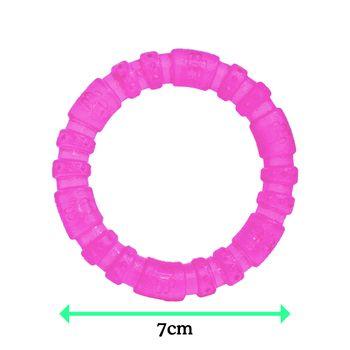 Rosewood Biosafe Pink Puppy Ring Dog Toy