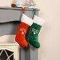 I Believe In Santa Paw Dog Stocking