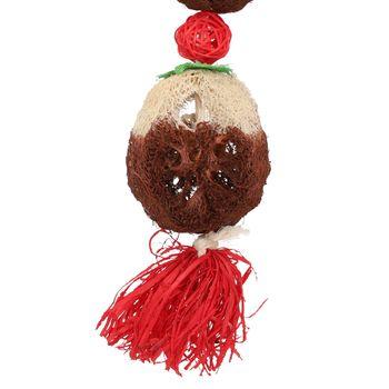 Cupid and Comet Pudding Garland Loofa Pet Toy