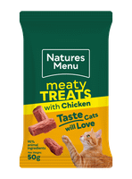Natures Menu Meaty Cat Treats with Chicken 50g