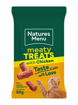 Natures Menu Meaty Cat Treats with Chicken 50g