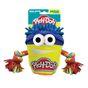 Hasbro Play-Doh T-Shirt Rope and Squeak Tug Dog Toy 7 Inch Yellow & Blue