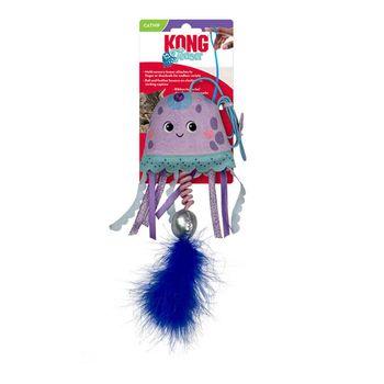 KONG Teaser Jellyfish Assorted Cat Toy with Catnip