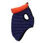 Rufus & Rosie Orange & Navy Dog Puffer Jacket, M+