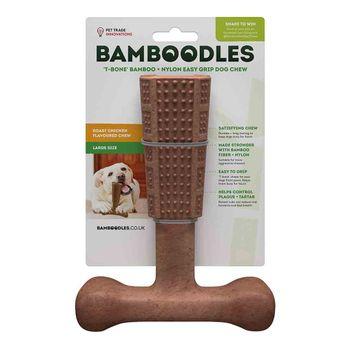 Bamboodles T Bone Chicken Dog Chew Toy Large
