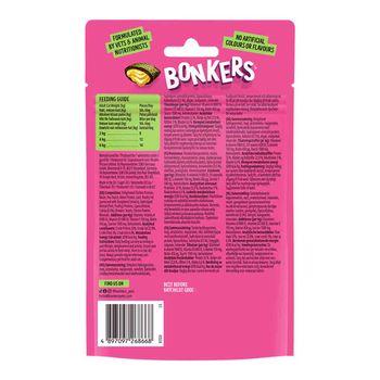 Bonkers Cat Bites, Crunchy & Soft Catnip, Chick 'N'Cheddar Flavoured Cat Treats 60g