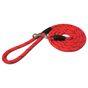 Rosewood Rope Twist Dog Lead Red & Black 64"
