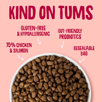 Scrumbles Dry Cat Food for Adult & Seniors Salmon 750g