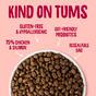Scrumbles Dry Cat Food for Adult & Seniors Salmon 750g