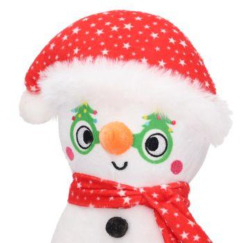 Rosewood Squeaky Plush & Rope Christmas Dog Toy