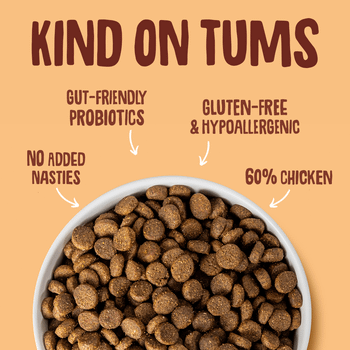 Scrumbles Dry Dog Food for Adult & Seniors Chicken 2kg