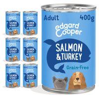 Edgard & Cooper Senior Tin Salmon & Turkey 6x400g