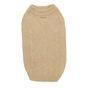 Rufus & Rosie Sleeveless Dog Jumper Beige S Plus