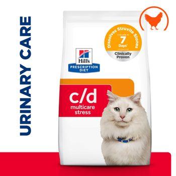 Hill'S Prescription Diet C/D Multicare Stress Urinary Care Dry Cat Food With Chicken 3kg
