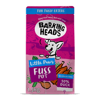 Barking Heads Little Paws Fuss Pot Duck Dry Dog Food, 1.5kg