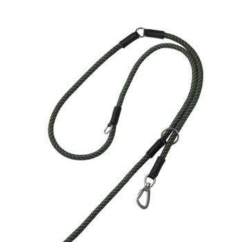 Neerdog GO-B-Flextra Multifunctional Rope Dog Lead Black, Green & Orange