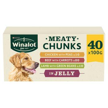 Winalot Meaty Chunks Mixed in Jelly Wet Dog Food 40x100g