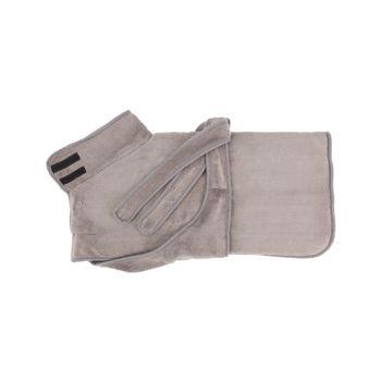 Scruffs Expedition Deluxe Dog Drying Robe Grey Medium