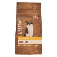 Lifestage Naturals Chicken & Rice Adult Cat Food 1.5kg