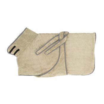 Scruffs Expedition Deluxe Dog Drying Robe Khaki Extra Large