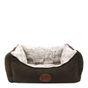 Snug & Cosy Novara Brown, Rectangular Dog Bed, 36 inch
