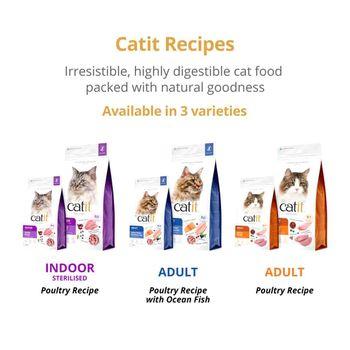 Catit Recipes Poultry Dry Indoor Sterilised Cat Food Jollyes