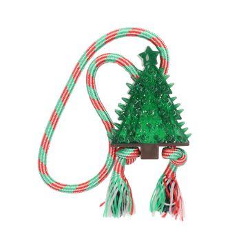 Rufus & Rosie Christmas Rubber Rope Dog Toy Assorted