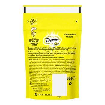 Dreamies Mix with Scrumptious Salmon and Delicious Cheese 60g